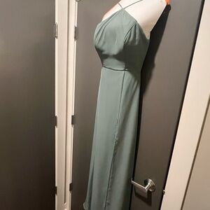 Elegant Sage Green Maxi Dress